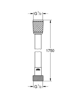 Душовий шланг 1750 мм Relexaflex (28154001), Grohe LC-638