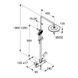 Душова система Dual Shower System Freshline (6709205-00), Kludi LC-2561