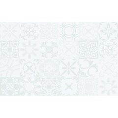 Плитка стінова Sansa White Pattern GLOSSY 25x40 код 1466 Церсаніт LC-20854